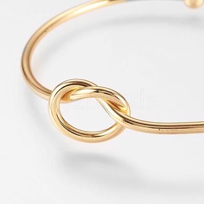 Brass Cuff Bangles BJEW-K153-02B-1
