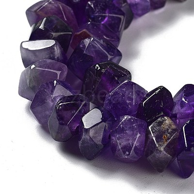 Natural Amethyst Beads Strands G-D091-A10-1