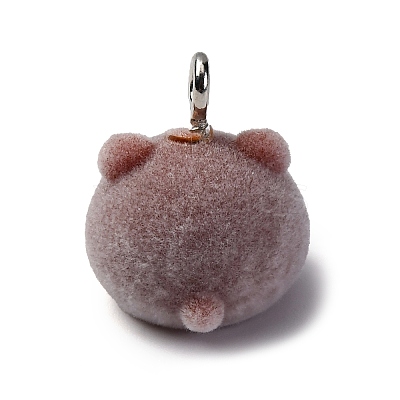 Flocky Animal Resin Pendants FIND-S001-05B-1