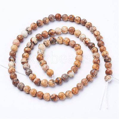 Gemstone Beads Strands GSR4mmC016-1