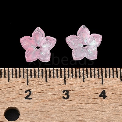 Dyed & Heated Glass Bead Caps GLAA-Z019-02A-1