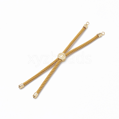 Nylon Twisted Cord Bracelet Making MAK-T003-12G-1