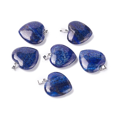 Natural Dyed Lapis Lazuli Pendants G-G956-B31-FF-1