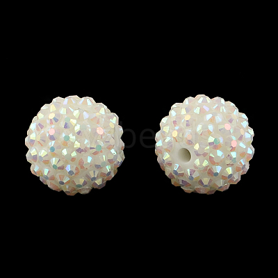 AB-Color Resin Rhinestone Beads RESI-S315-12x14-16-1