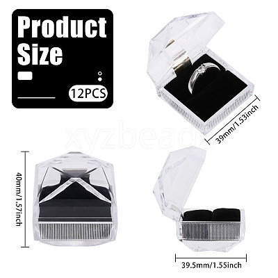 Transparent Acrylic Ring Storage Boxes FIND-WH0420-122B-1