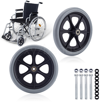 HEPE Front Wheel With Iron Bearing DIY-WH0816-059C-1