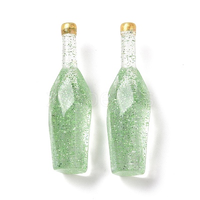 Dummy Bottle Transparent Resin Cabochon RESI-E025-03B-1