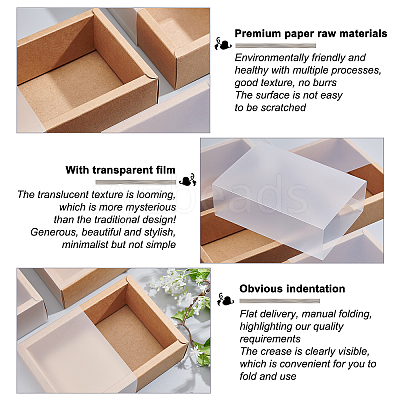 Kraft Paper Jewelry Boxes CON-WH0068-65D-1