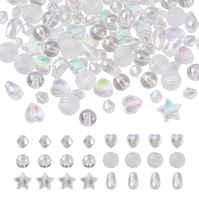 Transparent Acrylic Beads TACR-TA0001-11-1