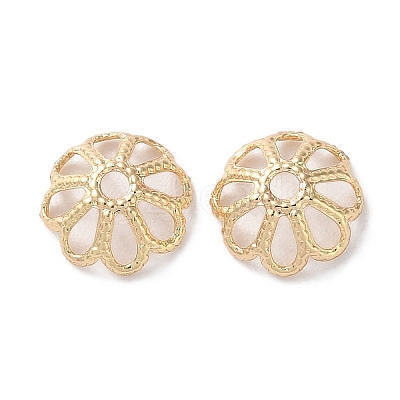 Rack Plating Brass Bead Caps KK-F090-21LG-02-1