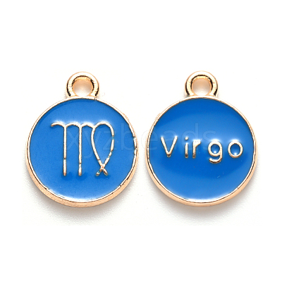 Alloy Enamel Pendants ENAM-S124-01A-02B-1