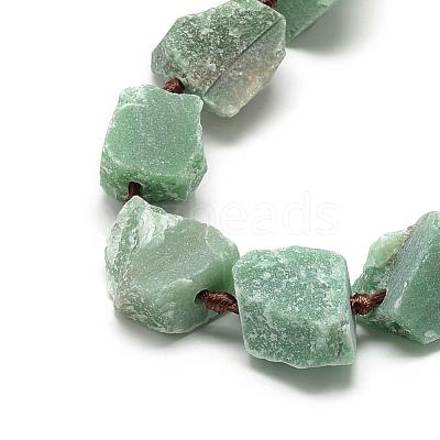 Natural Green Aventurine Beads Strands G-R421-01-1