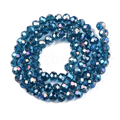 Electroplate Glass Beads Strands LS-EGLA-A044-T6mm-B27-1