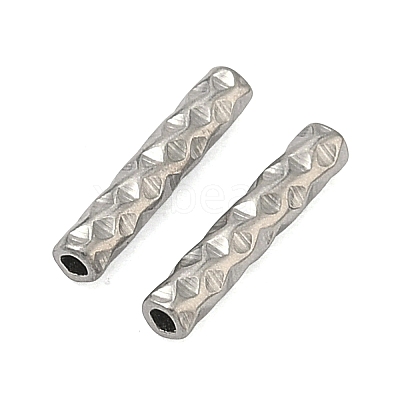 304 Stainless Steel Tube Beads STAS-Z192-07P-04-1