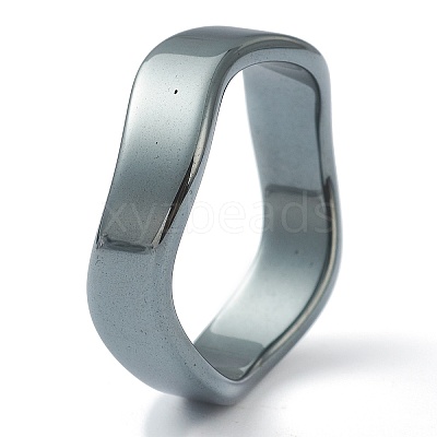 Non-magnetic Synthetic Hematite Finger Rings RJEW-J072-03F-1