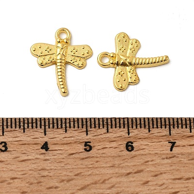 Tibetan Style Dragonfly Alloy Pendants TIBEP-A718-G-NR-1