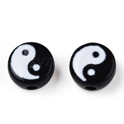 Opaque Acrylic Beads SACR-T338-13-1
