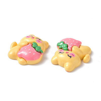 Opaque Resin Cabochons CRES-P023-06E-1