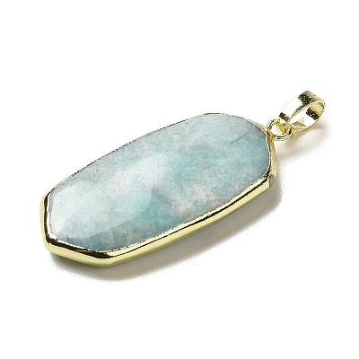 Natural Amazonite Pendants G-A099-01G-02-1