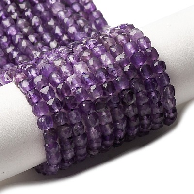Natural Amethyst Beads Strands G-R460-028C-1
