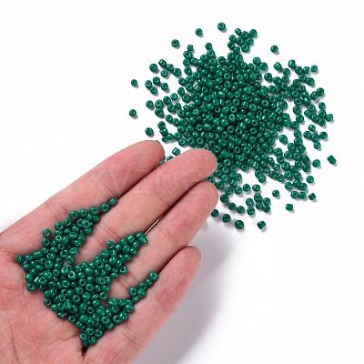 Baking Paint Glass Seed Beads SEED-US0003-3mm-K26-1