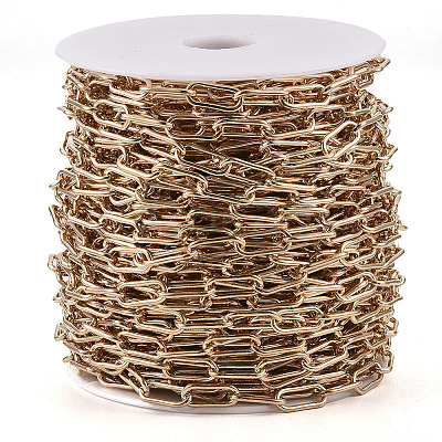 Unwelded Iron Paperclip Chains CH-S125-09B-LG-1