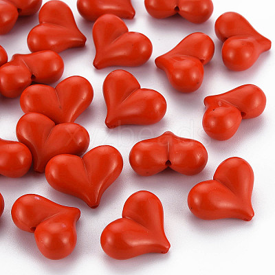 Opaque Acrylic Beads X-MACR-S373-70-A01-1