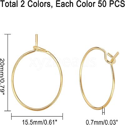 316 Stainless Steel Wine Glass Charms Rings STAS-UN0015-83B-1