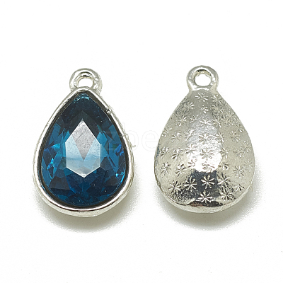 Alloy Glass Pendants PALLOY-T028-10x14mm-14-1