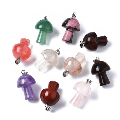 Natural & Synthetic Gemstone Pendants G-N0325-10-1