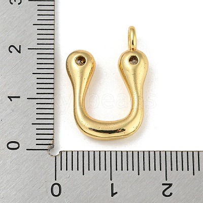 Rack Plating Brass Micro Pave Cubic Zirconia Pendants KK-A200-24G-U-1