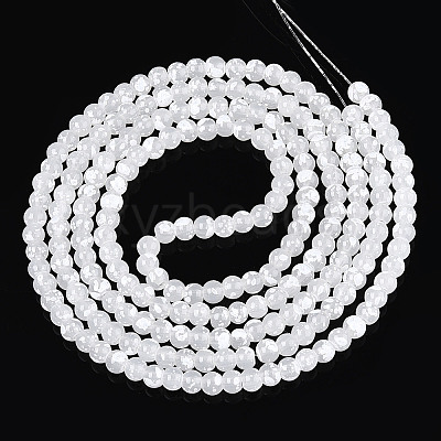 Baking Paint Glass Beads Strands DGLA-N015-4mm-01-1