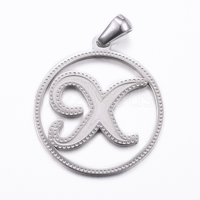 Non-Tarnish 304 Stainless Steel Pendants STAS-K162-077P-1