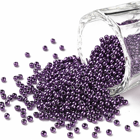 11/0 Grade A Dyed Glass Seed Beads X-SEED-N001-C-0565-1