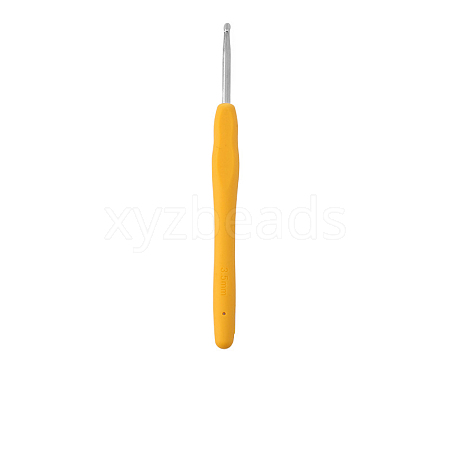 TPR Handle Aluminum Crochet Hook Needles TOOL-K016-05D-1