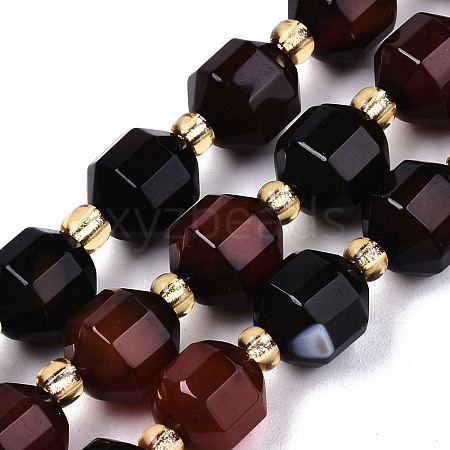 Natural Agate Beads Strands G-T131-82B-11-1