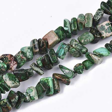 Natural Imperial Jasper Beads Strands G-S355-06C-1