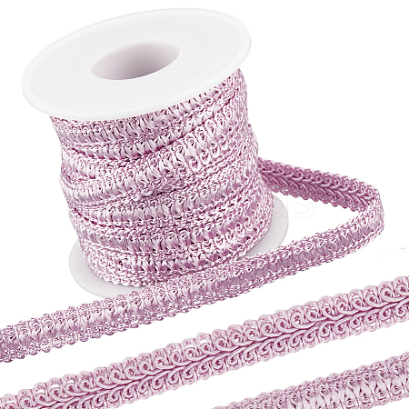 10Yards Polyester Lace Trim Ribbon OCOR-GF0004-83F-1