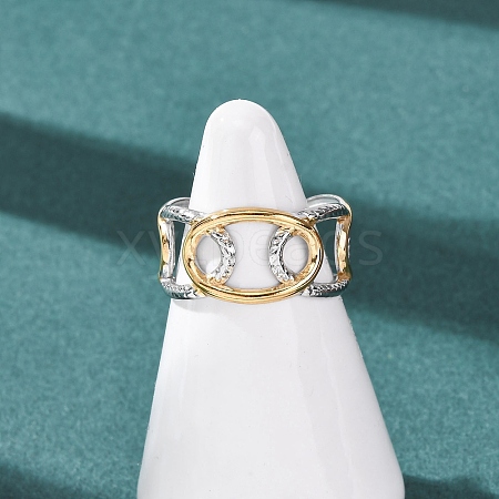 304 Stainless Steel Cuff Open Rings RJEW-P181-02D-A-1