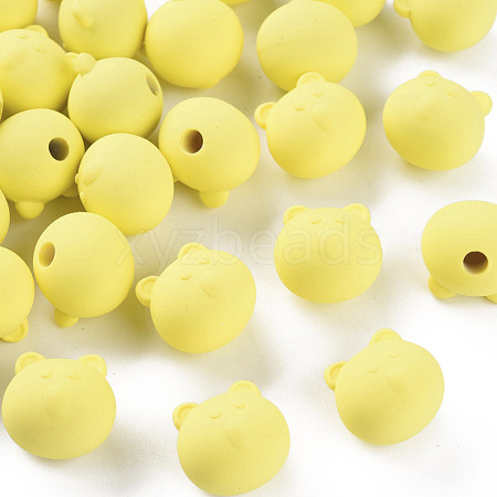 Acrylic Beads OACR-S039-06-85-1