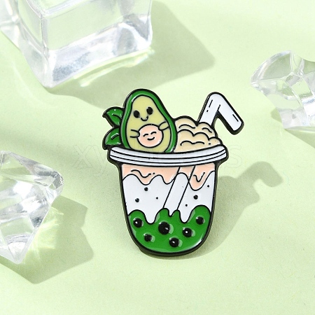 Tea Drinks Enamel Pins JEWB-Q005-01C-1