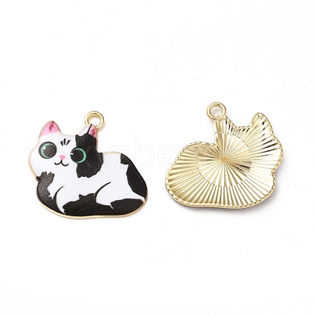 Alloy Enamel Pendants ENAM-M046-11G-E-1