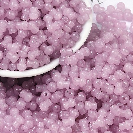 Transparent Colours Glass Seed Beads SEED-R001-01T-1