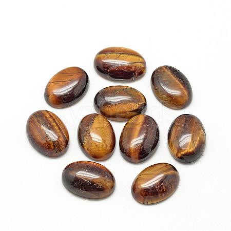 Natural Tiger Eye Cabochons G-R415-30x40-35-1