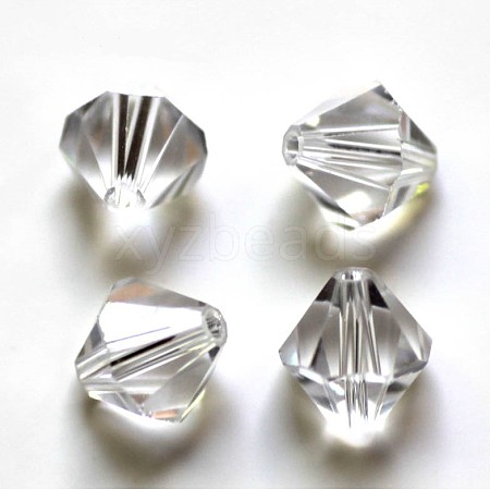 Imitation Austrian Crystal Beads SWAR-F022-6x6mm-001-1