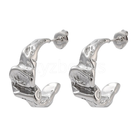 Non-Tarnish 304 Stainless Steel Stud Earrings EJEW-P258-47P-1