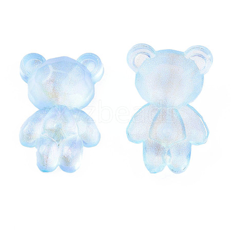 Transparent Acrylic Cabochons MACR-N015-05E-1