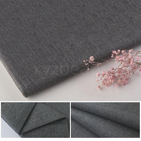 Polyester Imitation Linen Fabric DIY-WH0199-16L-1