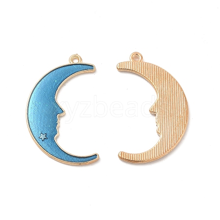 Alloy Enamel Pendants ENAM-E005-01G-02-1