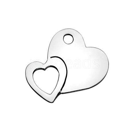 Non-Tarnish 201 Stainless Steel Charms STAS-Q201-T148-1